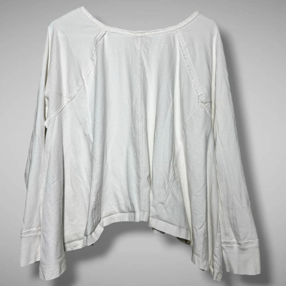 Free People We The Free 衬衫女式超大原缝波西米亚上衣,尺寸 S — 第 4/4 张图片