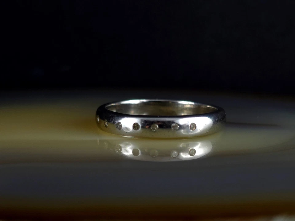 Ring Silber 925 Zirkonia 19,0 mm Freundschaftsring - modern & funkelnd - Bild 4 von 4