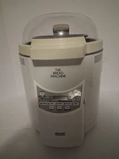 WELBILT Bread Maker The Bread Machine ABM-100-3 White Dome Top 2 Lb Loaf Size