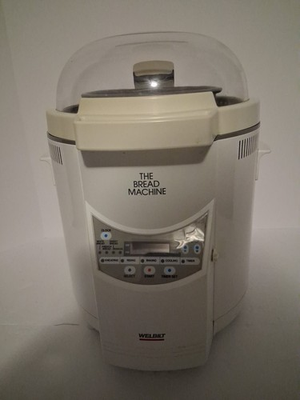 #ad WELBILT Bread Maker The Bread Machine ABM 100 3 White Dome Top 2 Lb Loaf Size $52.95