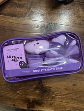 NEW ULTA Beauty Boo It  s Bath Time Purple Cosmetic Bag Halloween/Fall/Autumn 25