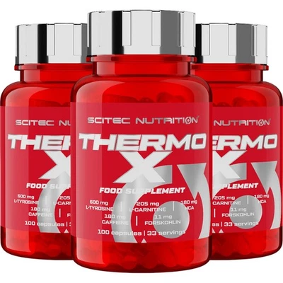 SCITEC NUTRITION THERMO X - 100-300 Capsules - Fat Loss Thermogenic Fat Burner Slimming Pills