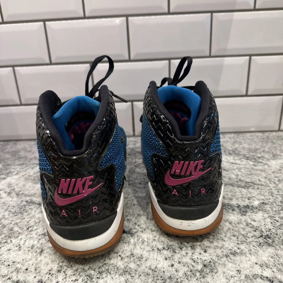 Nike Air Jordan Spike Forty Hombres 10 Ya-Dig 2015 Rosa Azul Tenis Zapato Calle Foto 4 de 4