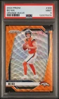 2024 Panini Prizm - Rookies Bo Nix #309 Orange Wave Prizm /60 (RC) PSA 9