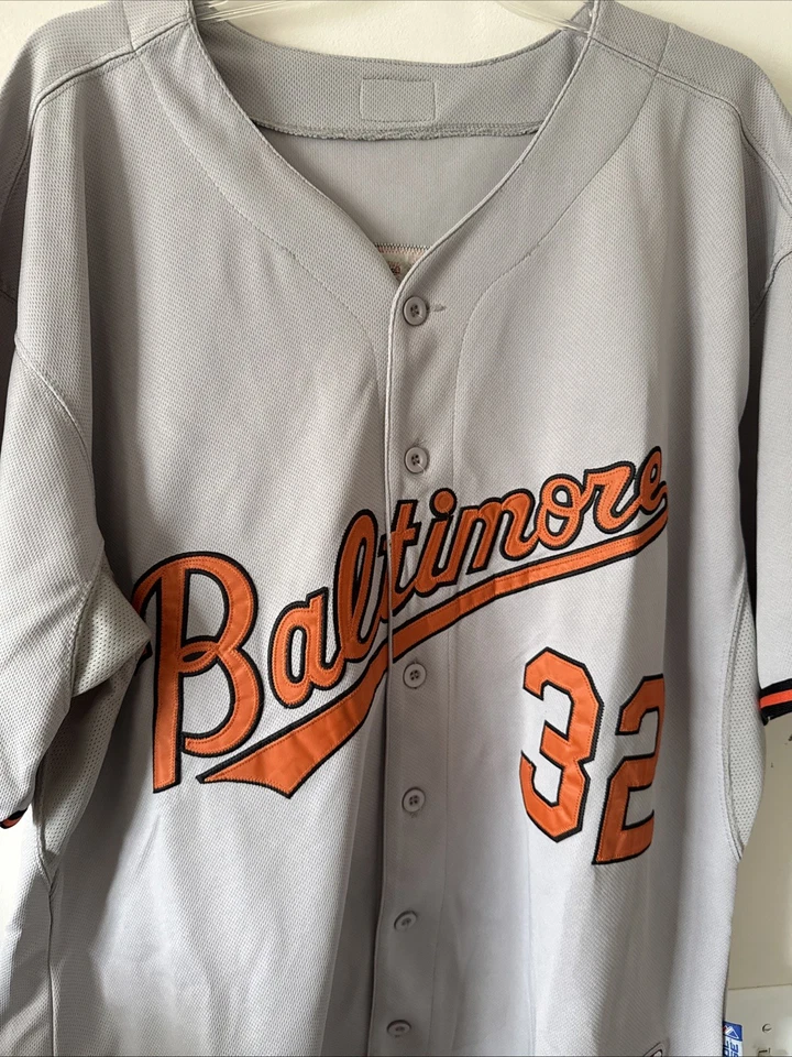 Camiseta de Beisebol Majestic Baltimore Orioles Matt Wieters #32 MLB Tamanho 52 - Imagem 2 de 4