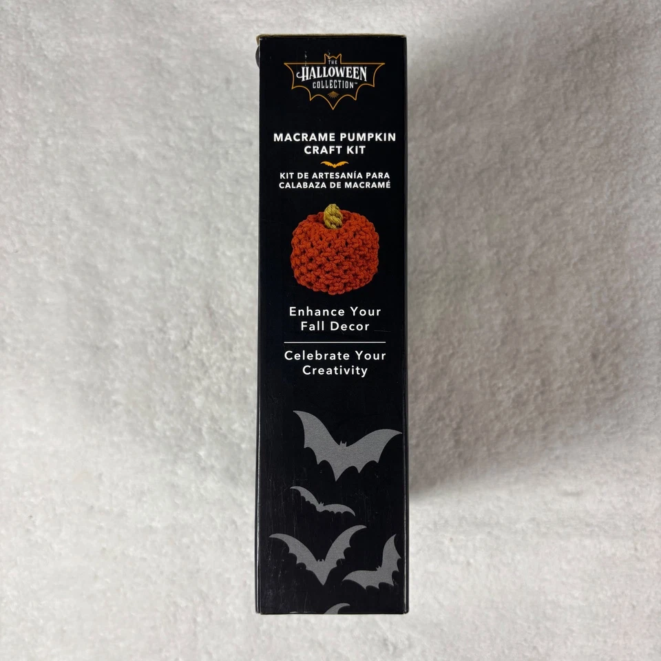 Kit Artigianale Zucca Macramè La Collezione Halloween Fa 1 Zucca Età 14+ Nuovo - Immagine 4 di 4