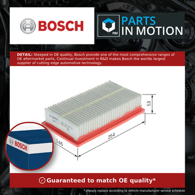 Air Filter F026400634 Bosch 28113H8100 S0634 Genuine Top Quality Guaranteed New