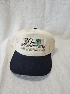 Vintage BASS Anglers Sportsman Society 30th Anniversary Snapback Hat Cap