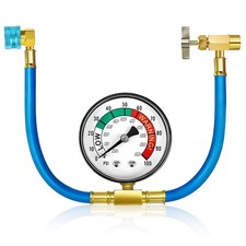 R1234yf Ac Charge Hose Kit W Gauge 40cm Low Side Coupler 14mm Refrigerant Tool R1234yf Ac Charge Hose Kit W Gauge 40cm Low Side Coupler 14mm Refrigerant Tool