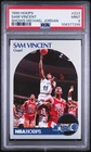 1990 Hoops #223 Sam Vincent Shows Michael Jordan PSA 9