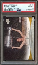 2011 Upper Deck Bruins Day With The Cup #5 Tuukka Rask PSA 8 NM-MT p04206