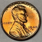 1940 S 1C RD Lincoln Cent- Gem BU-LUSTER!!