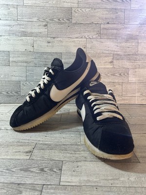 Nike Cortez 2016 Swoosh Suede/Nylon Black/White Sz10
