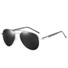 Polarized Sunglasses - Aviators - Gray Glasses