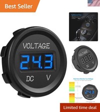 Brand New Waterproof 12v Led Digital Display Volt Meter For Marine Vehicles