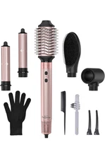 Brightup Hair Dryer Brush 5In1  110,000 RPM High-Speed Negative Ionic Blow Dryer