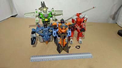 Transformers 4 Stück Wingblade Landmine Thundercracker GoBots unvollständig gebraucht