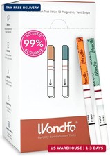 Pregnancy Test Strips and Ovulation Test Strips Combo Pack- Ovulation Predictor