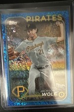 2024 Topps Series 2 - Jackson Wolf #523 Blue Foil /999 (RC)