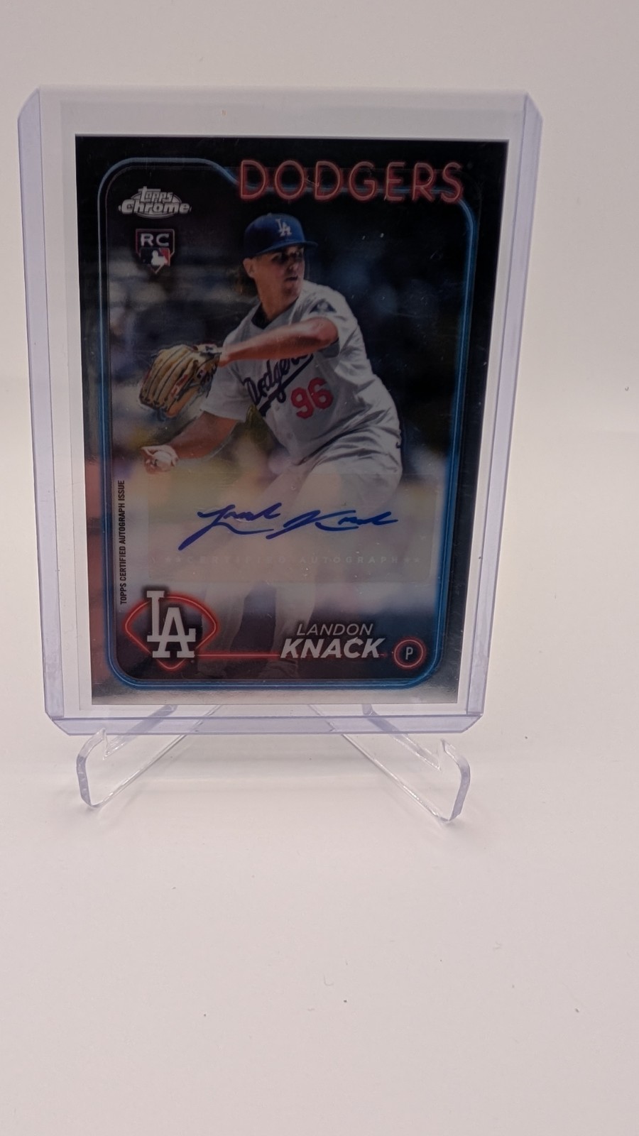 2024 Topps Chrome Update Series - Autographs Landon Knack #AC-LK (AU, RC)