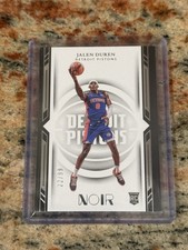 2022-23 Panini Noir Rookies Icon Edition Jalen Duren #187 /99 (RC)