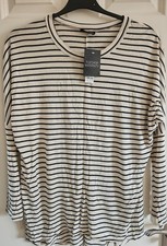 Topshop Maternity Stripe Batwing Sleeve Top. Size 12. Brand New With Tags