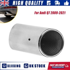 For Audi Q7 09-21 Car Stainless Steel Rear Exhaust Pipe Tail Muffler Tip
