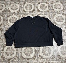 Nike Sportswear Fleece Women's Over-Oversized Crew-Neck Sweatshirt black Sz 2X