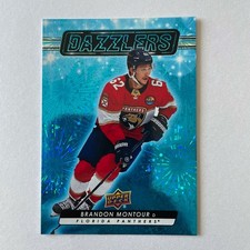 2023 Upper Deck Series 1 #DZ-27 Brandon Montour Dazzlers Blue
