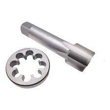 1 3/8 x 24 Thread Tap and Round Die Set 1-3/8-24 Right Hand RH 1 3/8"-24 Cutting