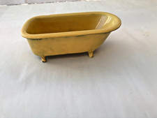 CAST IRON PORCELAIN BATH TUB, VINTAGE SALESMAN SAMPLE, NICE ORIGINAL