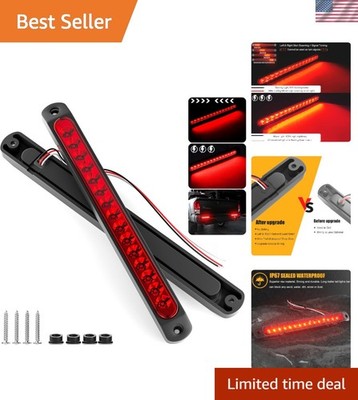 10'' LED Brake, Stop & Tail Light Bar - Multi-Purpose Red Lighting Solution