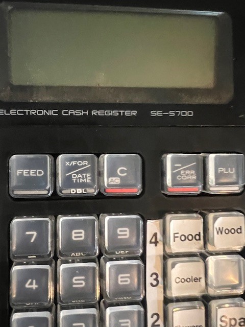 Casio SE-S700 Electronic Cash Register - Black for sale online | eBay