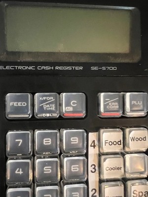 Casio SE-S700 Electronic Cash Register - Black for sale online | eBay