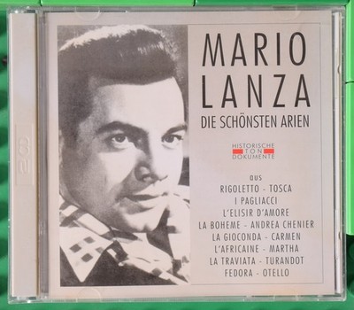 Mario Lanza - Die Schönsten Arien - 2-CD - Cantus Classics - Historische Tondoku