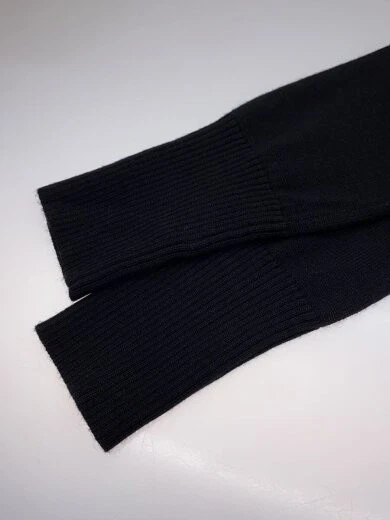 sacai Abito manica lunga 1 Lana BLK Nero Solida 21 05780 Sacai