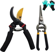 2Pack Pruning Shears, Garden Shears, Pruning Shears for Gardening, Gardening She