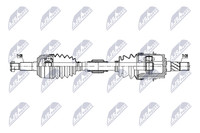 NTY Antriebswelle NPW-MZ-120 FüR Mazda