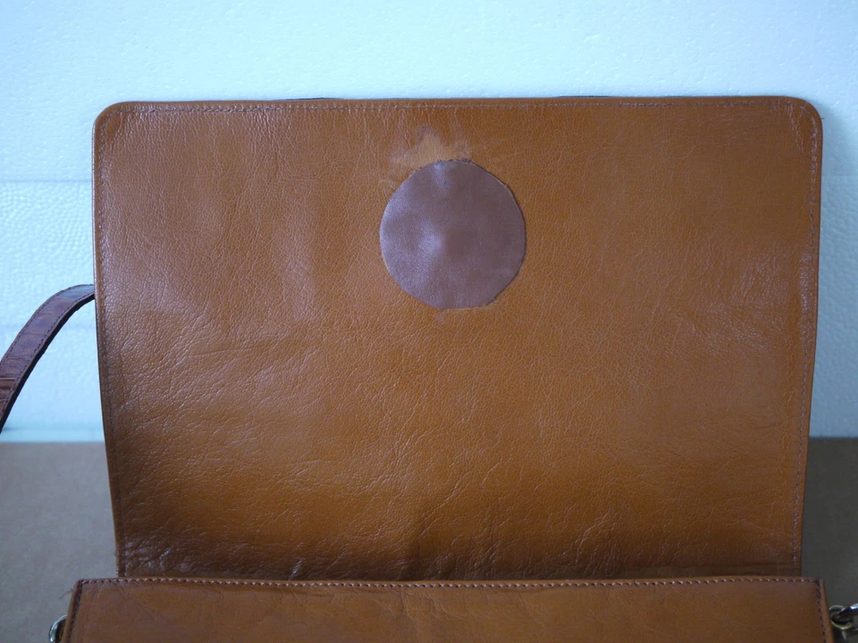 sac vintage en crocodile véritable excellent état - Photo 4/4