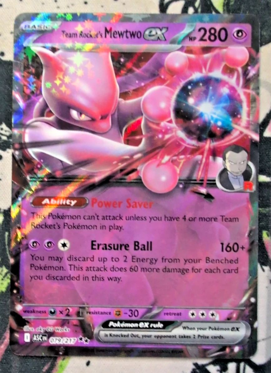 Team Rocket's Mewtwo Ex Pokémon TCG Cards for sale | eBay