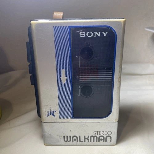 Vintage  Sony Stereo Walkman WM-8 Cassette Tape Player As Is For Parts Untested