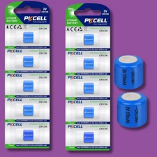 10 PCS PKCELL CR1/3N DL1/3N 2L76 Photo Lithium 3V Batteries US Seller