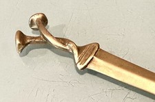 Vintage Antique Art Deco Decor Brass Bronze Letter Opener Desk Paper Knife