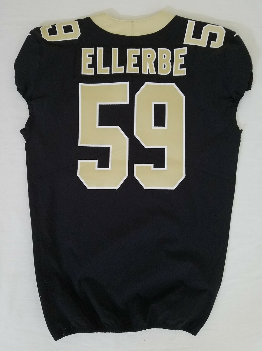 59 Dannell Ellerbe of New Orleans Saints NFL Game-Issued Home