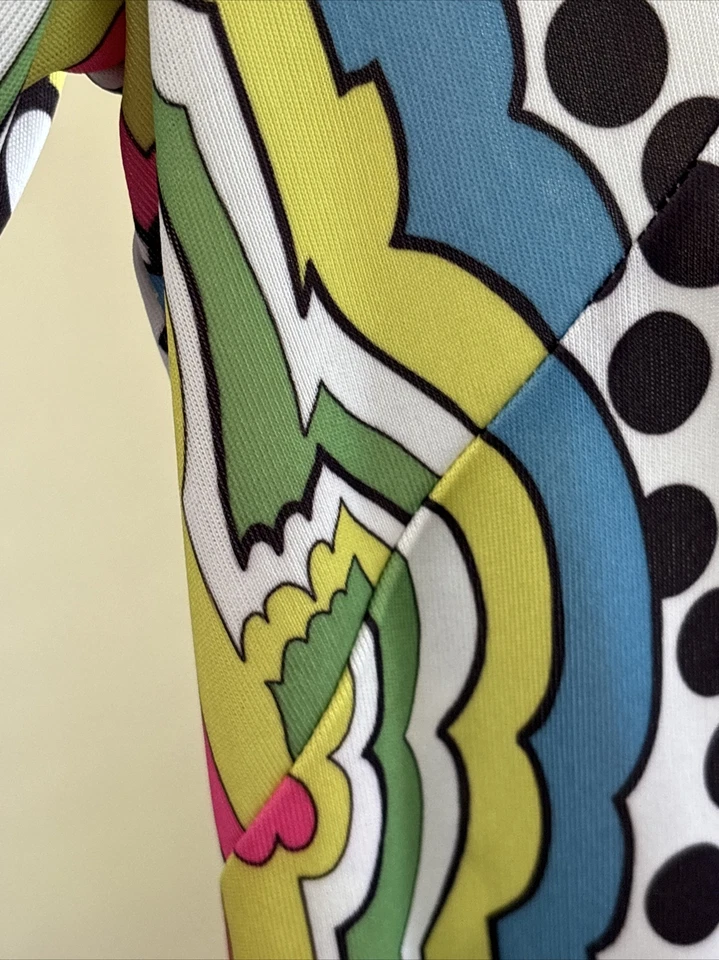 Винтажный 60-х годов платье ар-деко модерн хиппи богемное диско GROOVY психоделический мод - Изображение 4 из 4