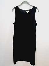 J. Crew Women's Black Sheath Style Dress In Size 8 Lined