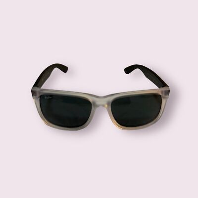 Ray-Ban RB4165 Justin Color Mix Sunglasses with Black Frame Grey-Black Lenses