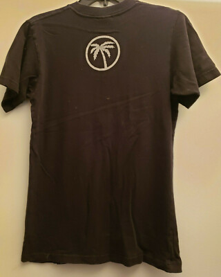 T-shirt Homme BLVD Supply Co. - Motif Palmiers, Noir, Taille Small, 100% Coton - Occasion Très Bon état