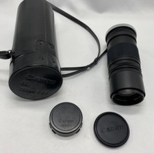 Canon FL lens 200mm, 1:4.5, both caps and case