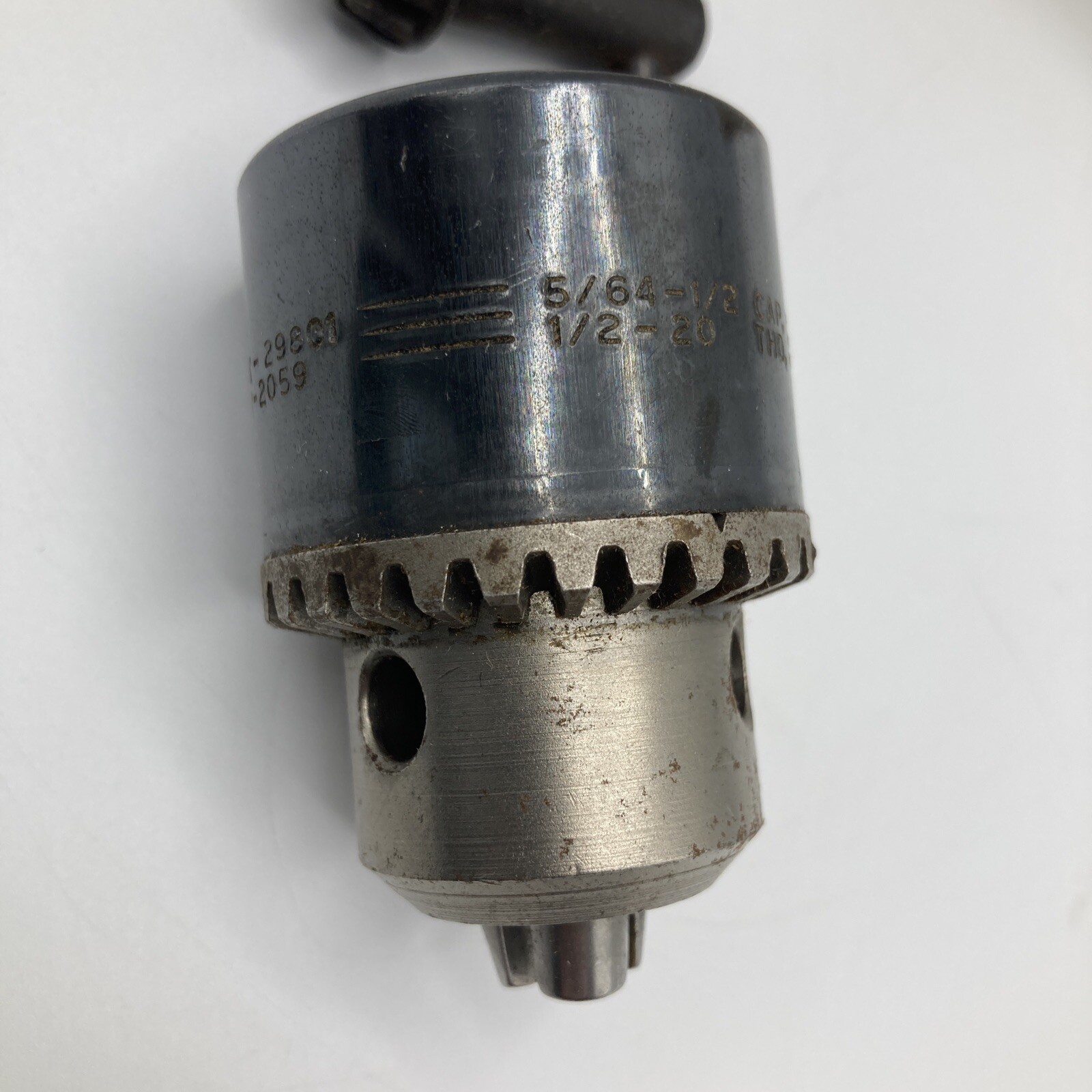 Sears Craftsman Drill Chuck and Key Capacity 5/64 to 1/2 USA 92980